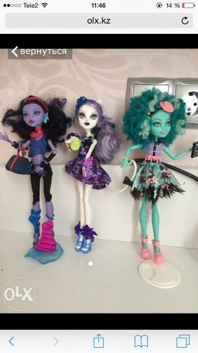 Куклы монстр хай оригинал, фотография 2