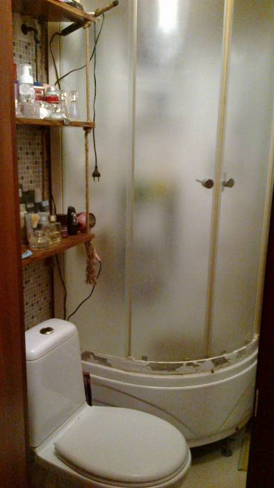 Продажа секционного типа с/у душ кабина в комнате, Куаныш Сатбаева(Мирзояна), фотография 4