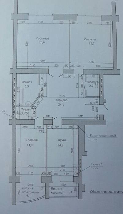 Продам 3 комн кв в элитном доме ЖК Альтаир (черновой), фотография 1