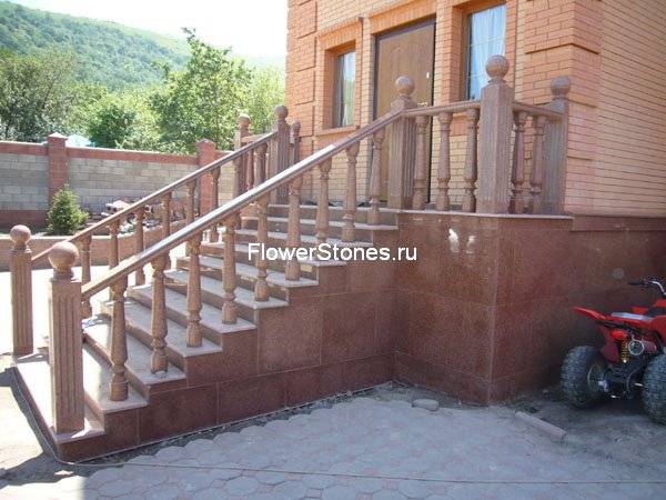 Балясины .Монтаж .Натуральный камень, фотография 5