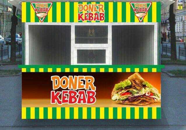 Продать ларек под донер кебаб, жандосова сайна, фотография 2