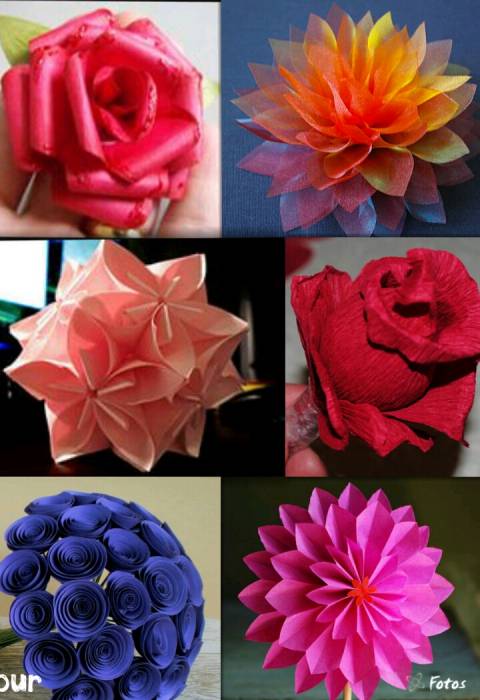 Делаю объемные цветы для оформления, фотография 4