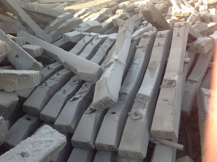 Шпала ж/д б/у железобетон, дерево, фотография 3