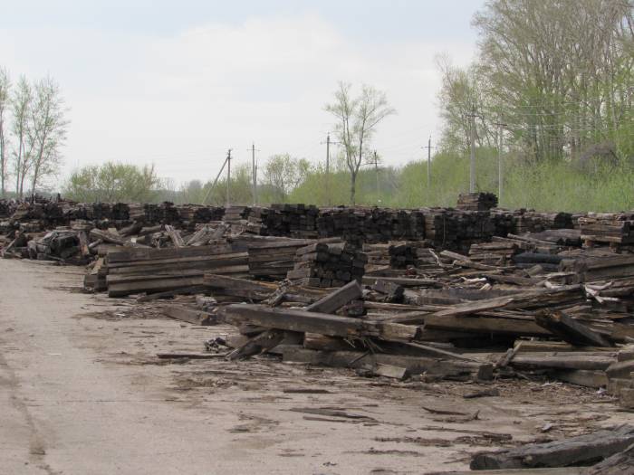 Шпала ж/д б/у железобетон, дерево, фотография 7