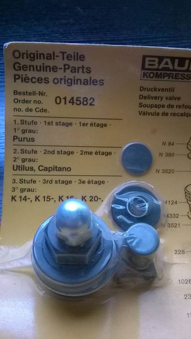 Запчасти к компрессору BAUER, фотография 5