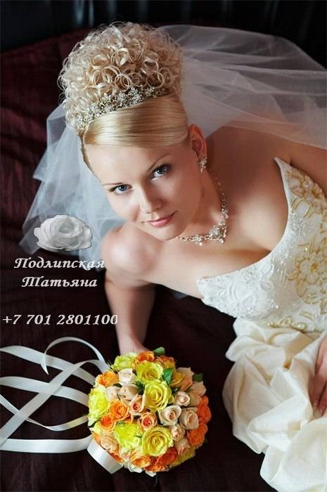 Свадебный макияж и прическа, фотография 1