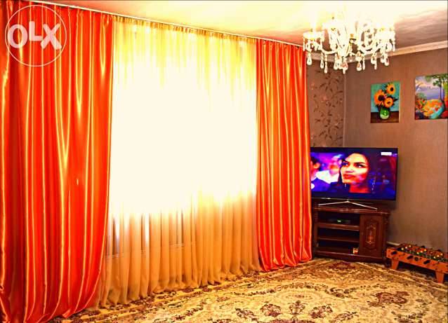 Продам комплект штор. Тюль и две портьеры. Все новое., фотография 1