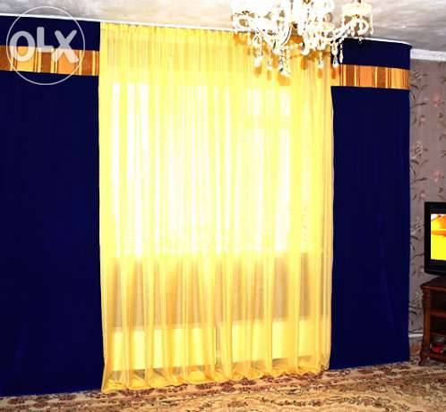 Продам готовый комплект штор. Недорого., фотография 3