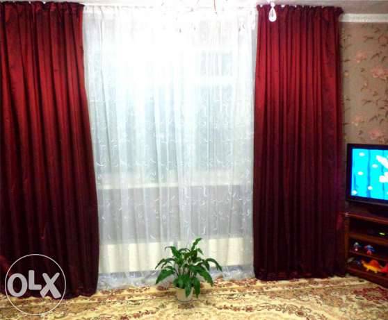 Продам готовый комплект штор. Тафта. Органза. Турецкого производства., фотография 2