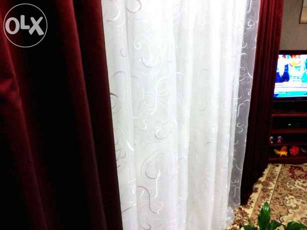 Продам готовый комплект штор. Тафта. Органза. Турецкого производства., фотография 4