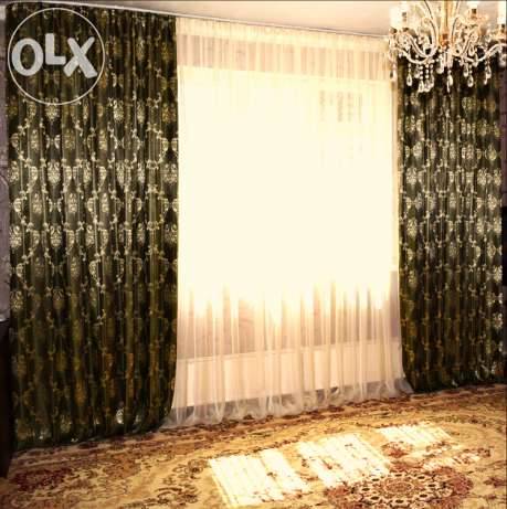 Продам новый комплект штор, тюль и портьеры. Дешево., фотография 2