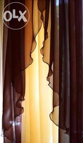 Продам комплект штор. Тюль и ламбрекен 