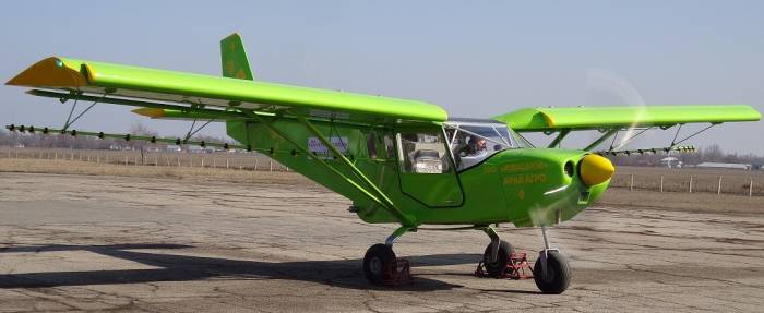 цельнометаллический 4-хместный самолет АРАЙ АГРО для АХР и дальних перелетов, фотография 1