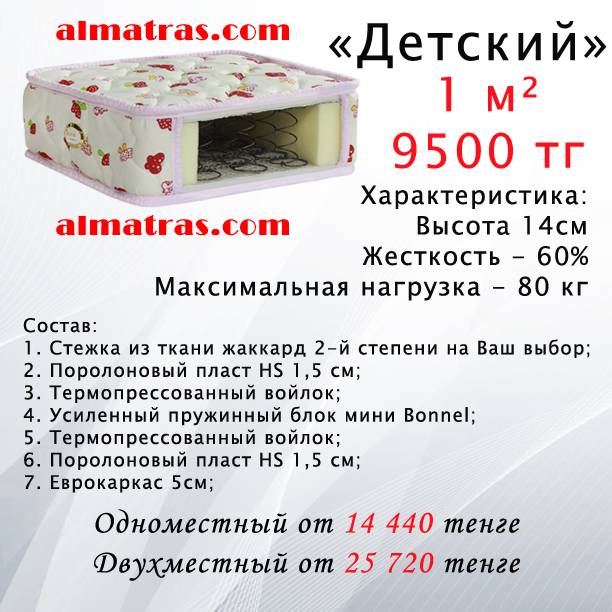 Матрасы на заказ с гарантией в Алматы, фотография 4