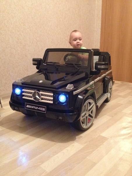 Детский электромобиль. Лицензионная копия Mercedes G55, фотография 3