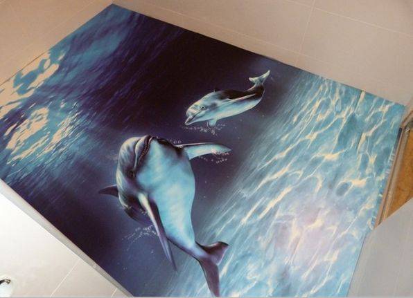 Полимерные наливные и 3D-полы для вашего дома, фотография 9