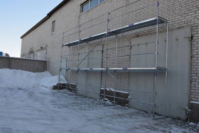 аренда строительных лесов, ножничные подъёмники, автовышки., фотография 1