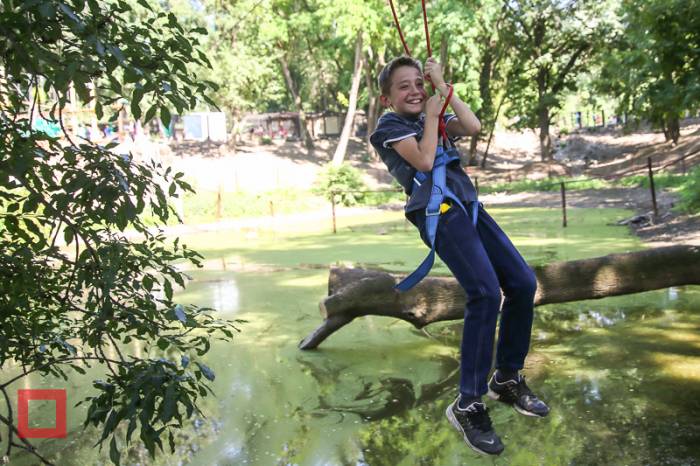 Активный отдых в Верёвочном парке в городе Алматы, фотография 7