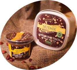 Арахисовая паста NUTMIX шоколадная, 500 гр., фотография 4