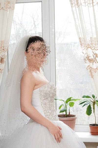 эксклюзивное Свадебное платье, фотография 2