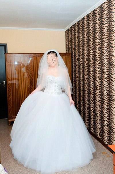 эксклюзивное Свадебное платье, фотография 4
