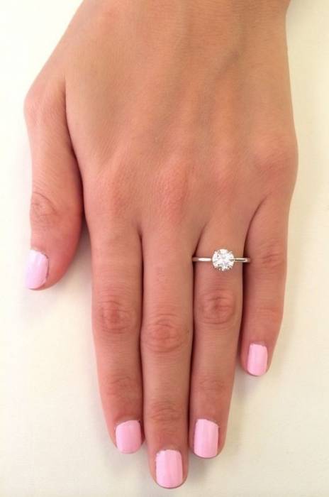 кольцо с бриллиатом 1 карат, фотография 2