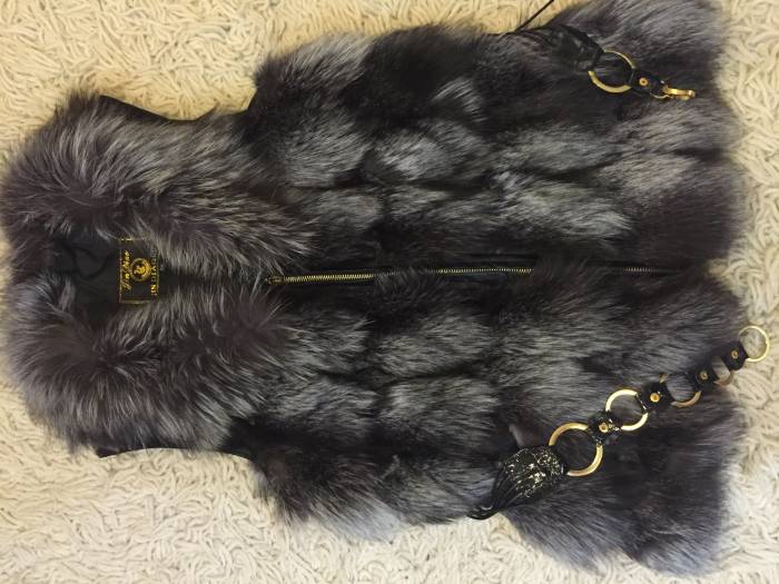 Продам , Шуба мех Енот, жилетка мех писец, фотография 2