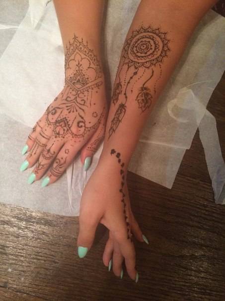 Мехенди,Роспись хной,Биотату, фотография 3