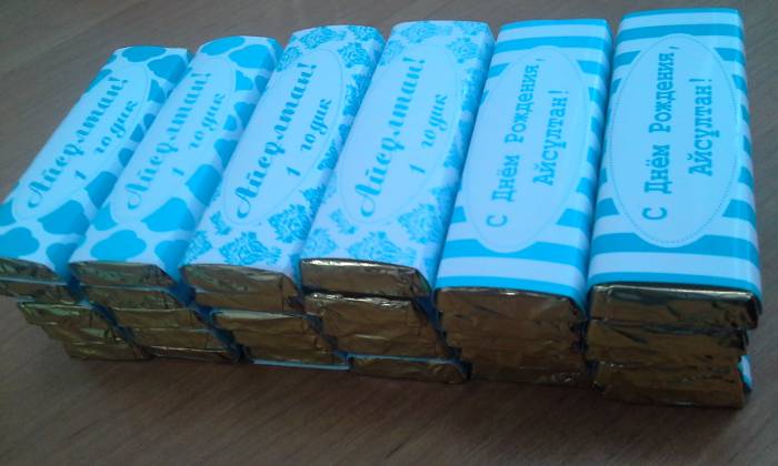 Обёртки на шоколад, фотография 5