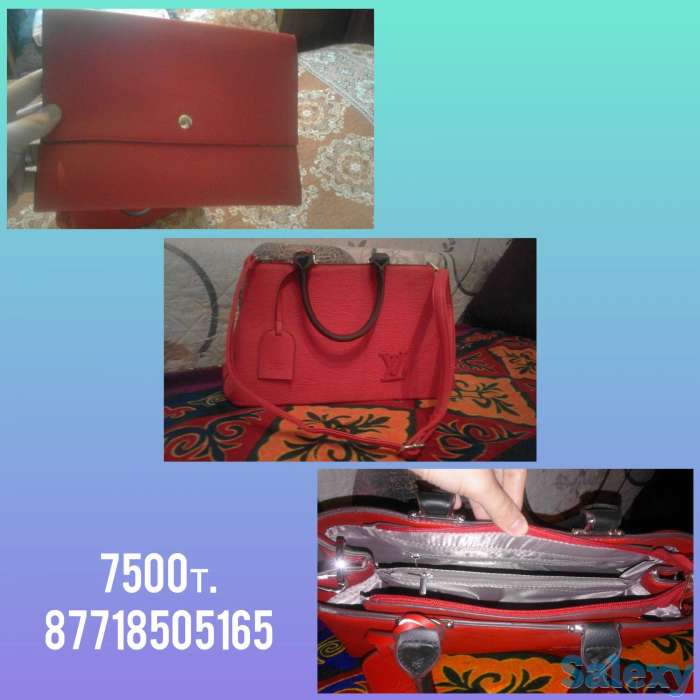 Абсолютно новая красная сумка LV., фотография 1