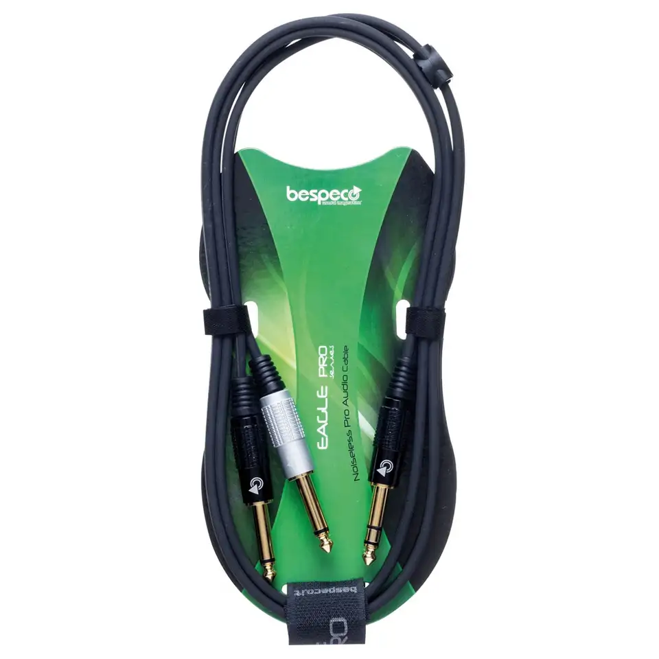 Кабель jack-jack 1,5 m bespeco eagle pro eays2j150, фотография 1