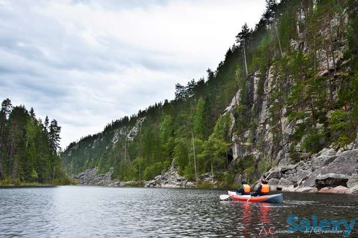 Байдарка тритон шуя+ серая/красная, фотография 3