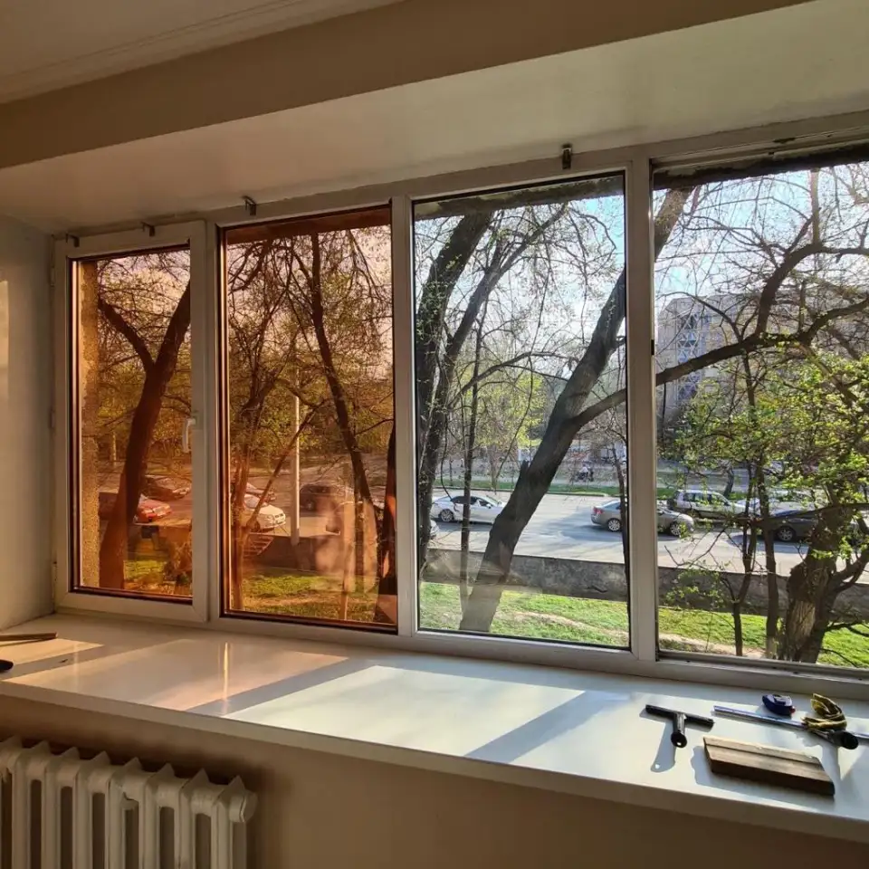 Тонировка окон, балконов, витражей, перегородок, душевых кабин, фотография 1