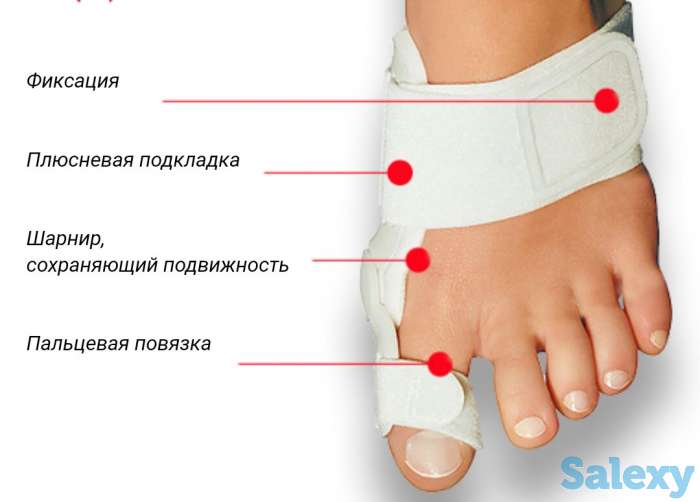 Ортопедический фиксатор для большого пальца ноги , фотография 3