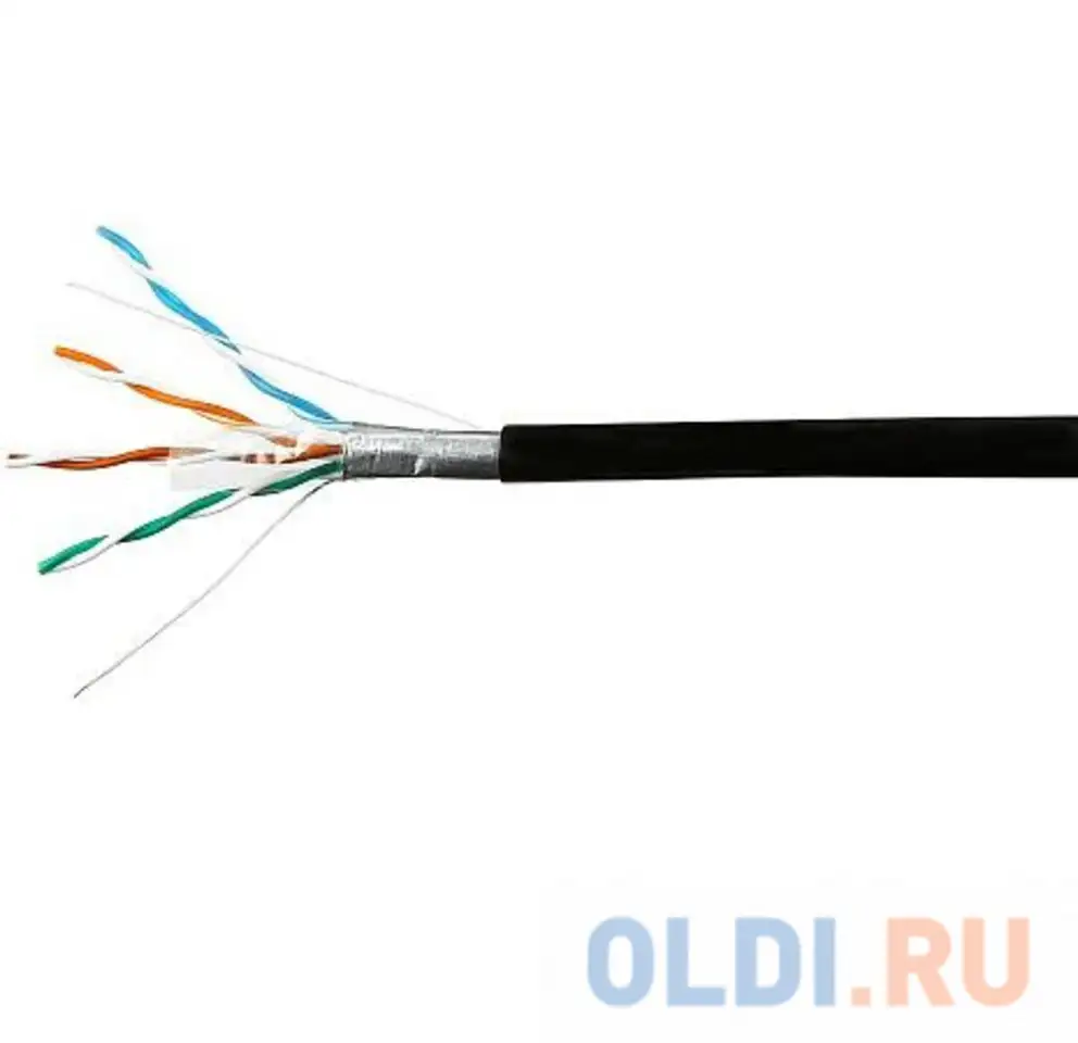 Skynet кабель ftp outdoor 4x2x0,51, медный, fluke test, кат.5e, однож., 305, фотография 1