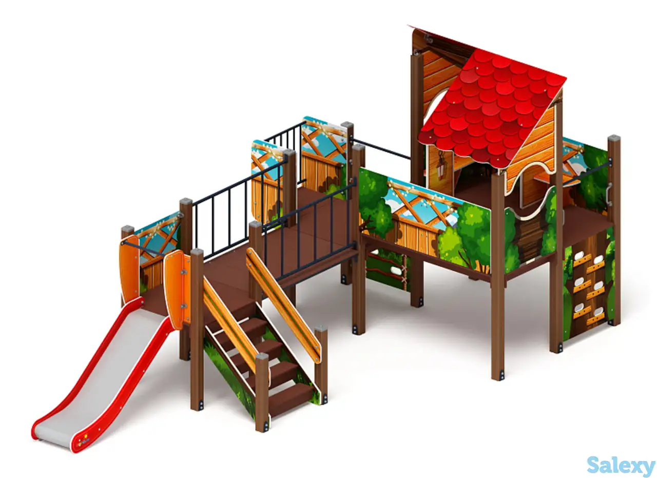 Теремок - дик 1.07.01-01 - игровой комплекс h=900, фотография 1