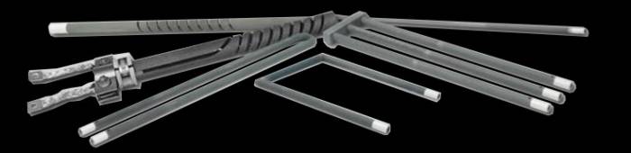 Высокотемпературные нагреватели  SiC - Карбидкремниевые нагреватели Павлодар, фотография 1