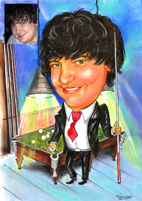 Шарж по фото на заказ отличный подарок, фотография 5