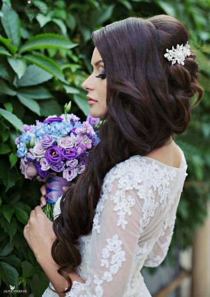 Натуральны и  искусственные волосы на заколках, фотография 3