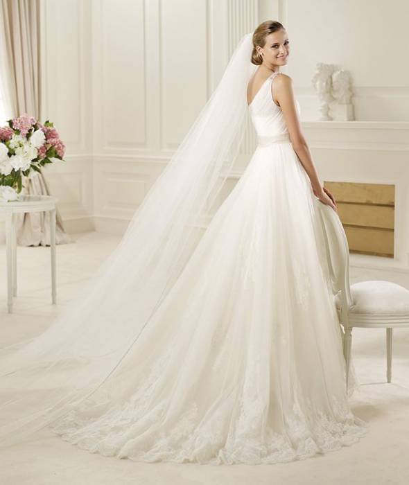 Продам брендовое свадебное платье Pronovias 42-44 размер, оригинал. , фотография 2