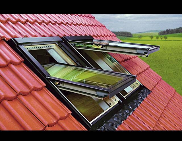 Металлочерепица, металлосайдинг, водостоки, чердачные лестницы, мансардные окна, фотография 4