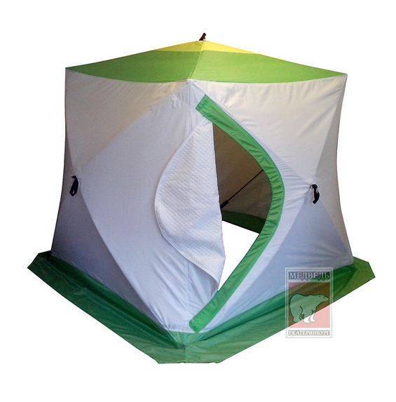 Палатка зимняя Медведь Куб 2 Трехслойная, фотография 1