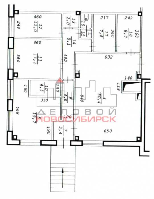 Торговое помещение внутри жилого массива, Россия, Новосибирск, ул. Максима Горького, 79, офис 801, фотография 2