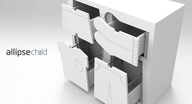 Детский дизайнерский комод EllipseChild , фотография 2