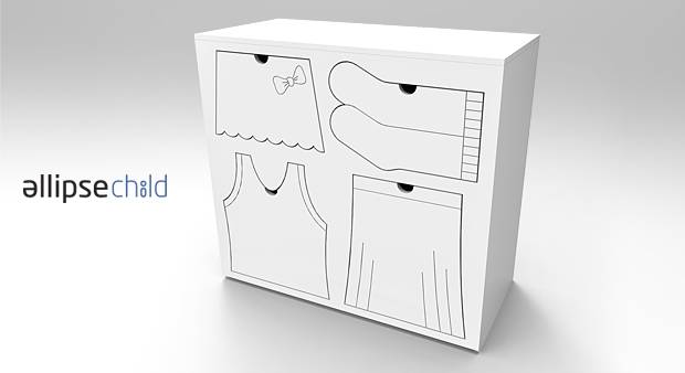 Детский дизайнерский комод EllipseChild , фотография 3