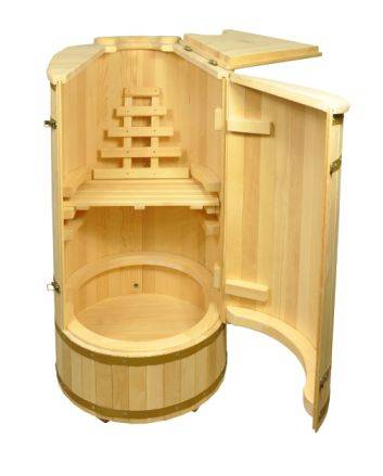 Фитобочки, сауны, бани, купели, душевые кабины и др. изделия из Алтайского кедра, фотография 3