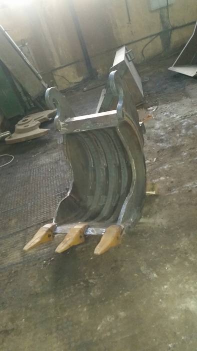 Узкий ковш 600 мм на полноповоротный экскаватор (ковш скальный), фотография 3