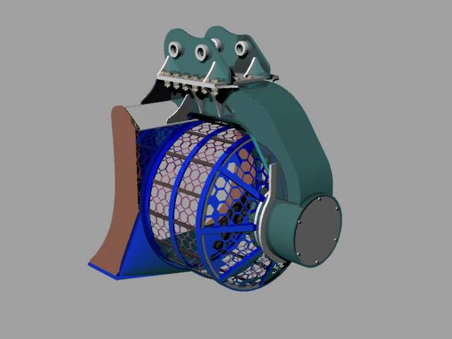 Ковш просеивающий супермощный, также можем сдать в аренду, фотография 2