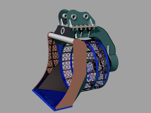 Ковш просеивающий супермощный, также можем сдать в аренду, фотография 3