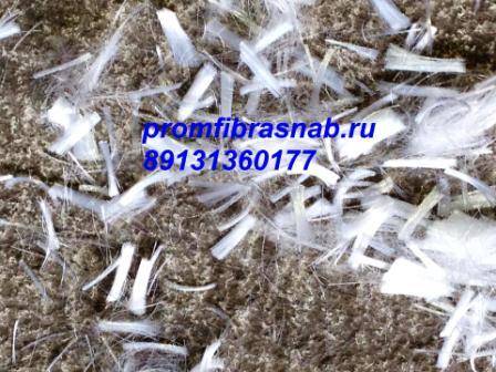 Фибра, фиброволокно для стяжки пола , фотография 2